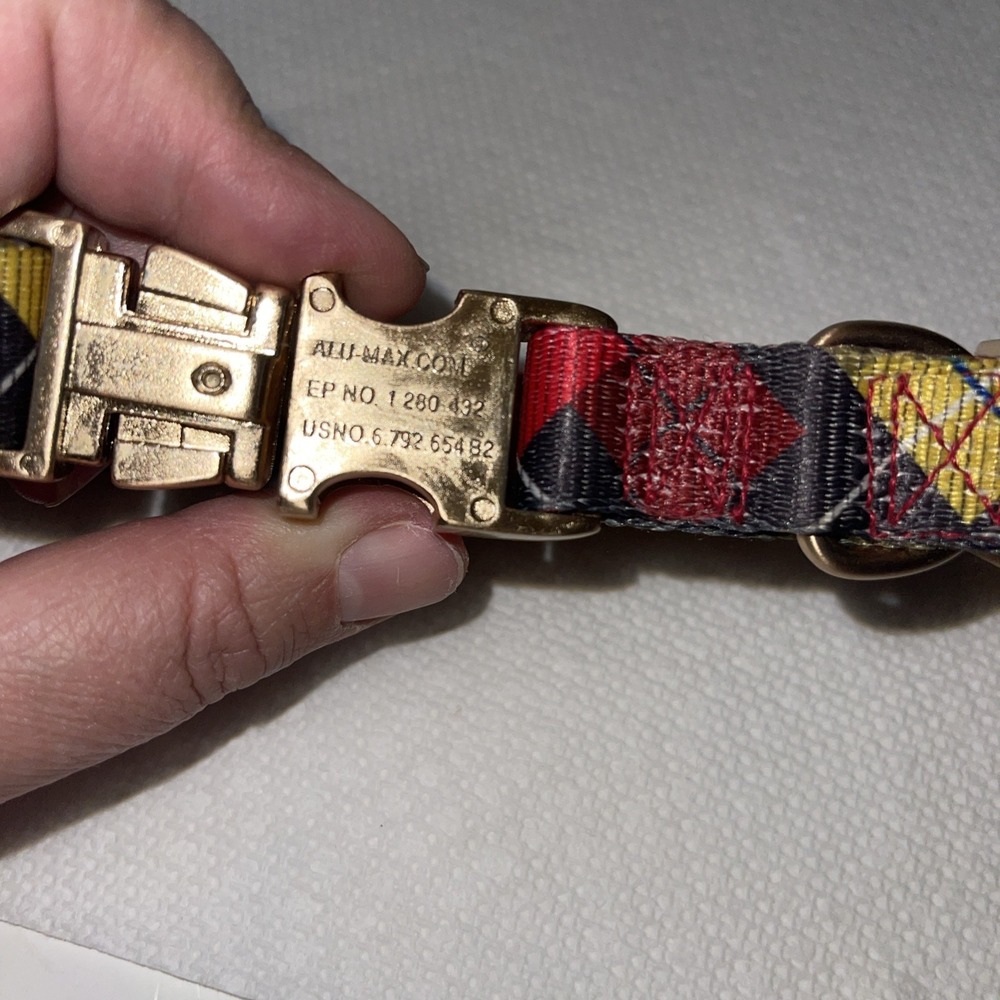 Dog Collars Set Of 3 For Size Small To Medium Adjustable 12"-20" Never Used - Picture 5 of 14